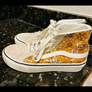 Trippy floral vans